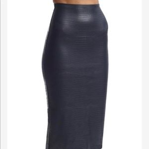 Faux leather animal print